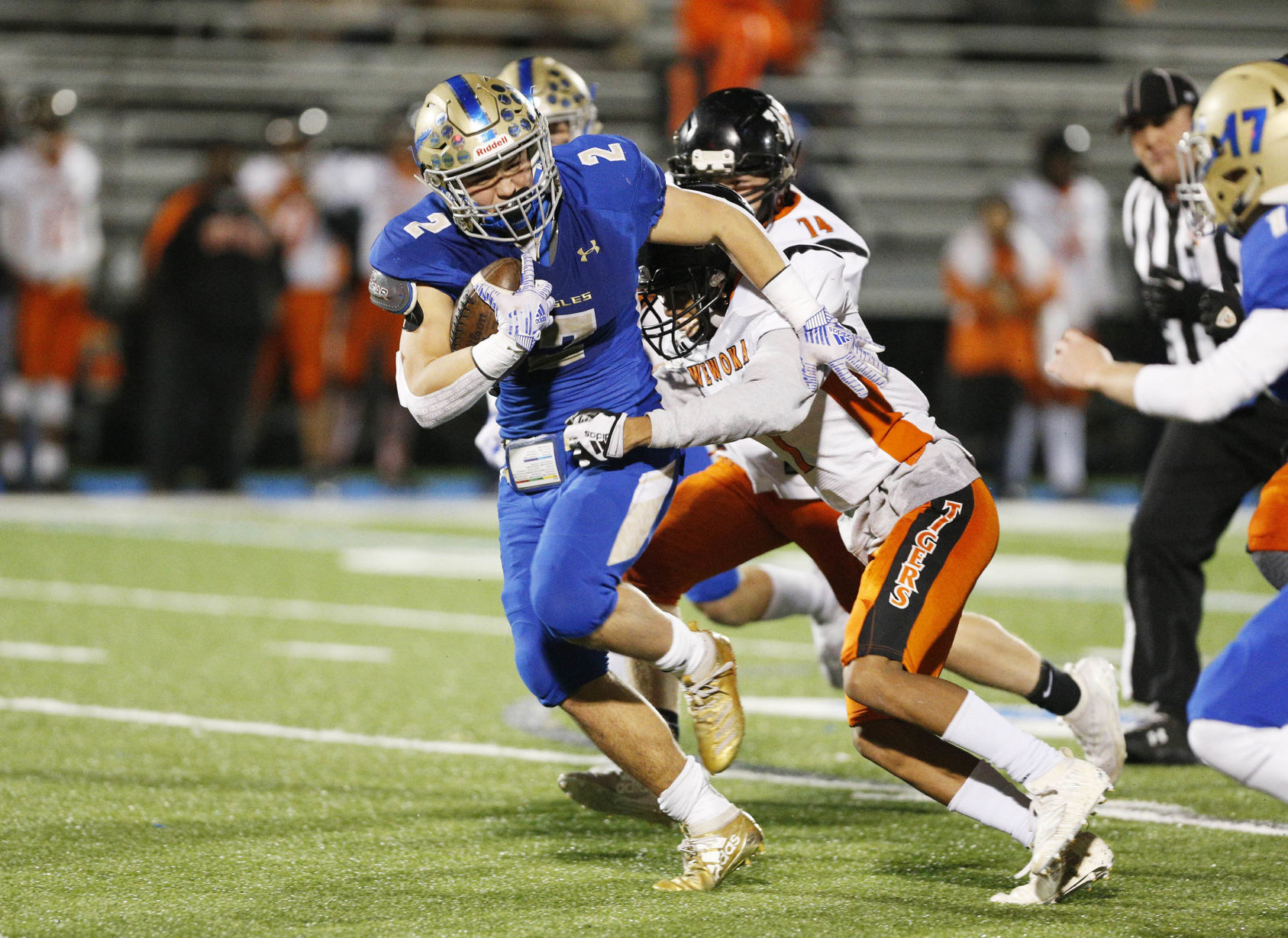 2019 All-State second team (offense): RB Nate Anderson, Rejoice Christian